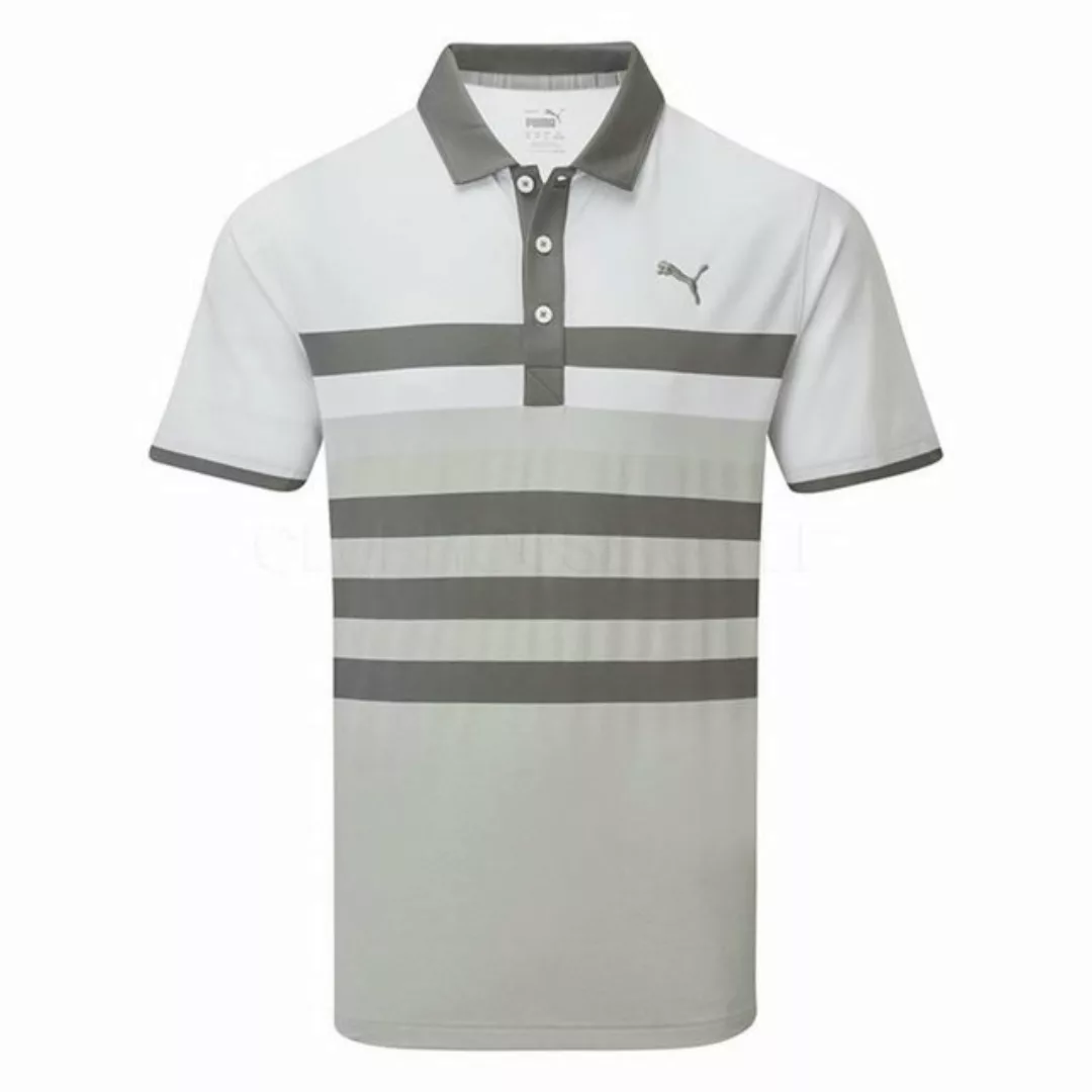 PUMA Poloshirt Puma Golf Polo MATTR One Way Weiß-Grau Herren L günstig online kaufen