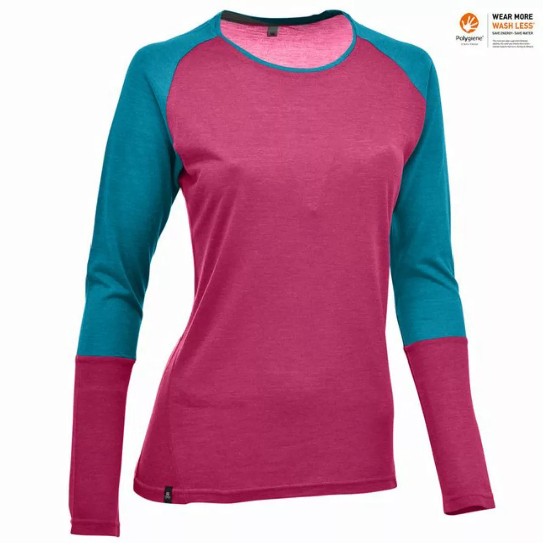 Maul Langarmshirt Maul - Damen Funktionsshirt Sorpesee Longshirt, blau rose günstig online kaufen