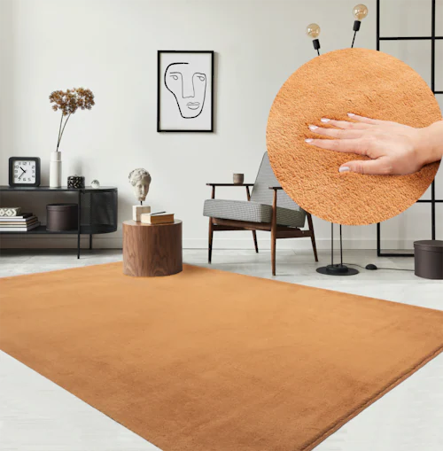 the carpet Teppich »Relax«, rechteckig, waschbarer Wohnzimmer Teppich moder günstig online kaufen