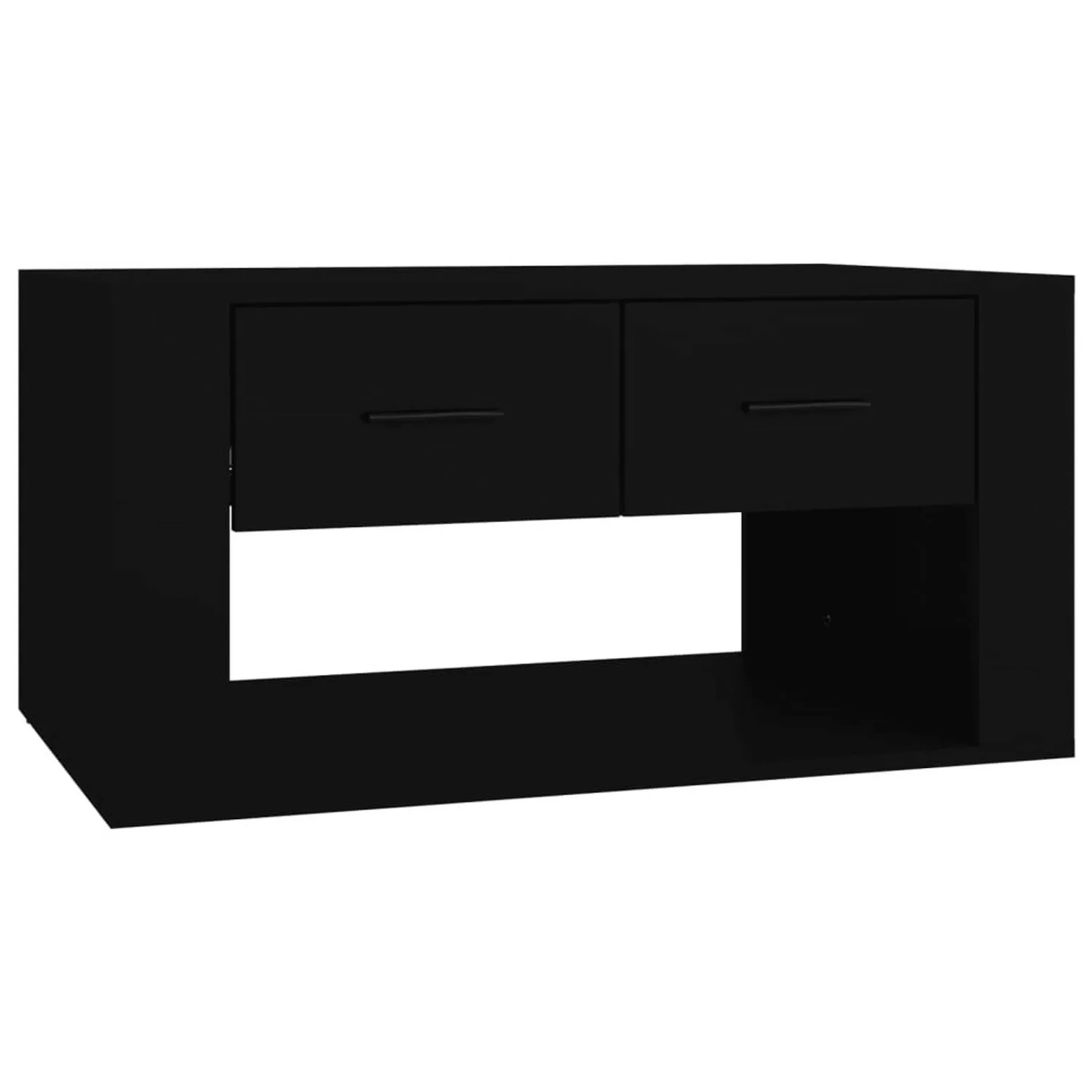 Vidaxl Couchtisch Schwarz 80x50x40 Cm Holzwerkstoff günstig online kaufen