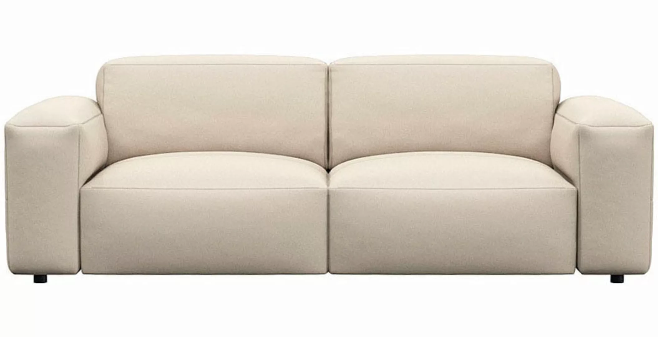 FLEXLUX 2,5-Sitzer »Lucera Sofa«, modern & anschmiegsam, Kaltschaum, Stahl- günstig online kaufen
