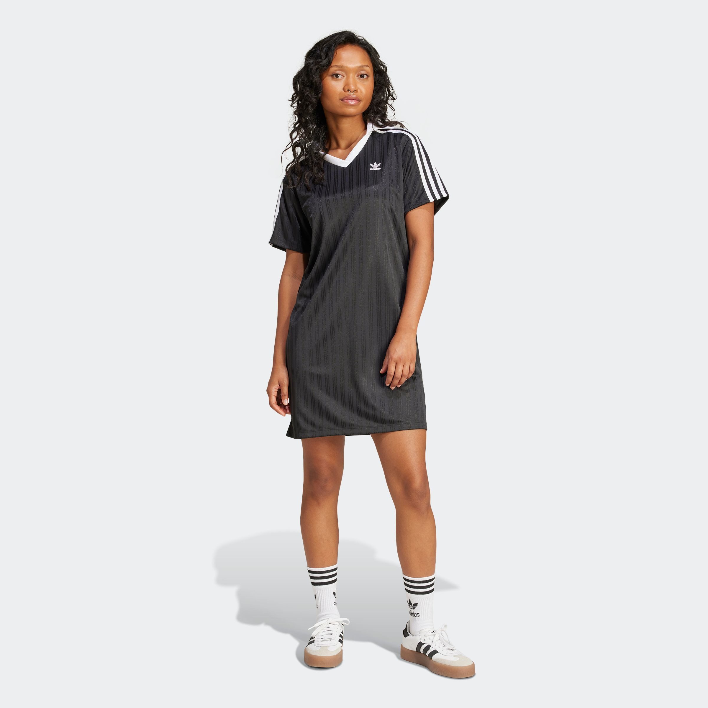 adidas Originals Shirtkleid V-NECK SS DRESS günstig online kaufen