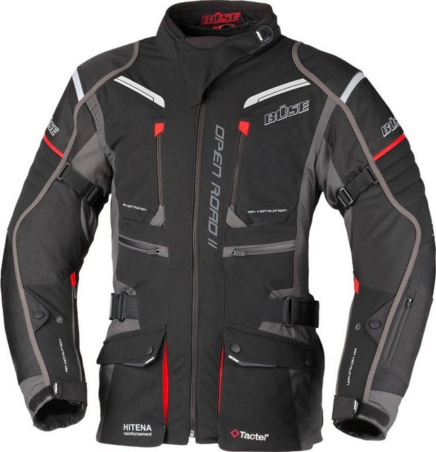 Büse Motorradjacke Büse Open Road II Textiljacke hellgrau Damen günstig online kaufen