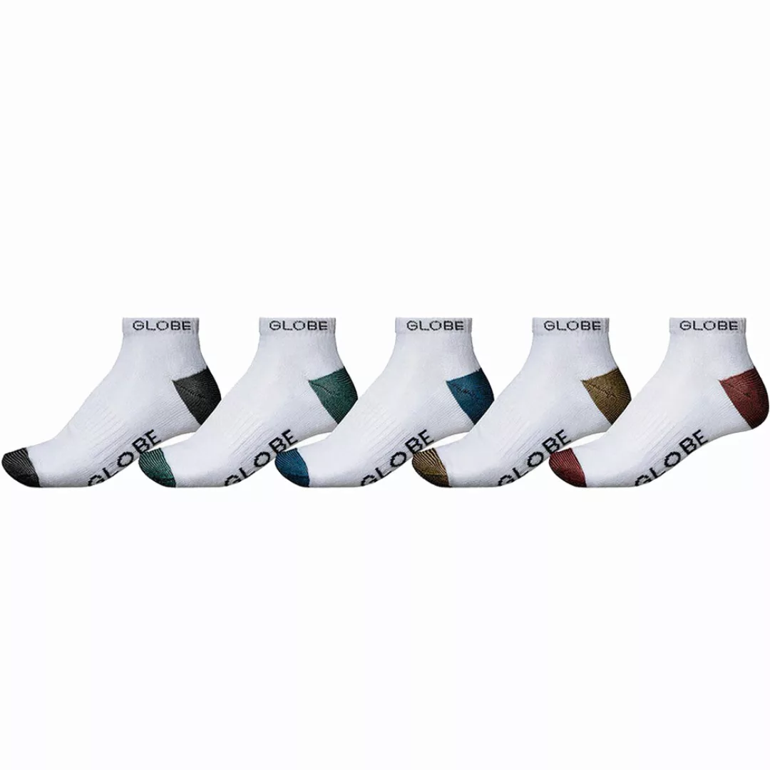 Globe Ingles Ankle Socks White Assorted günstig online kaufen