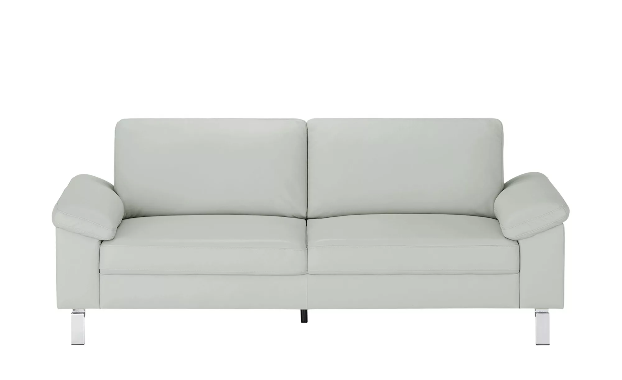 Max Schelling Ledersofa  Maximum - grau - 204 cm - 86 cm - 97 cm - Polsterm günstig online kaufen