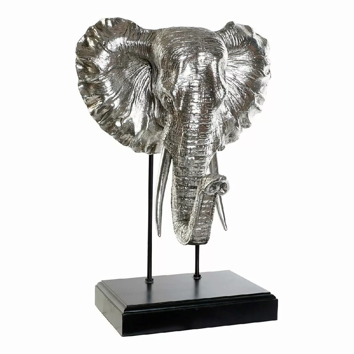 Deko-figur Dkd Home Decor Harz Elefant Holz Mdf (42 X 30 X 56 Cm) günstig online kaufen