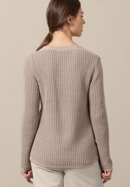 bianca Strickpullover – Pullover mit Zopfmuster und V-Ausschnitt günstig online kaufen