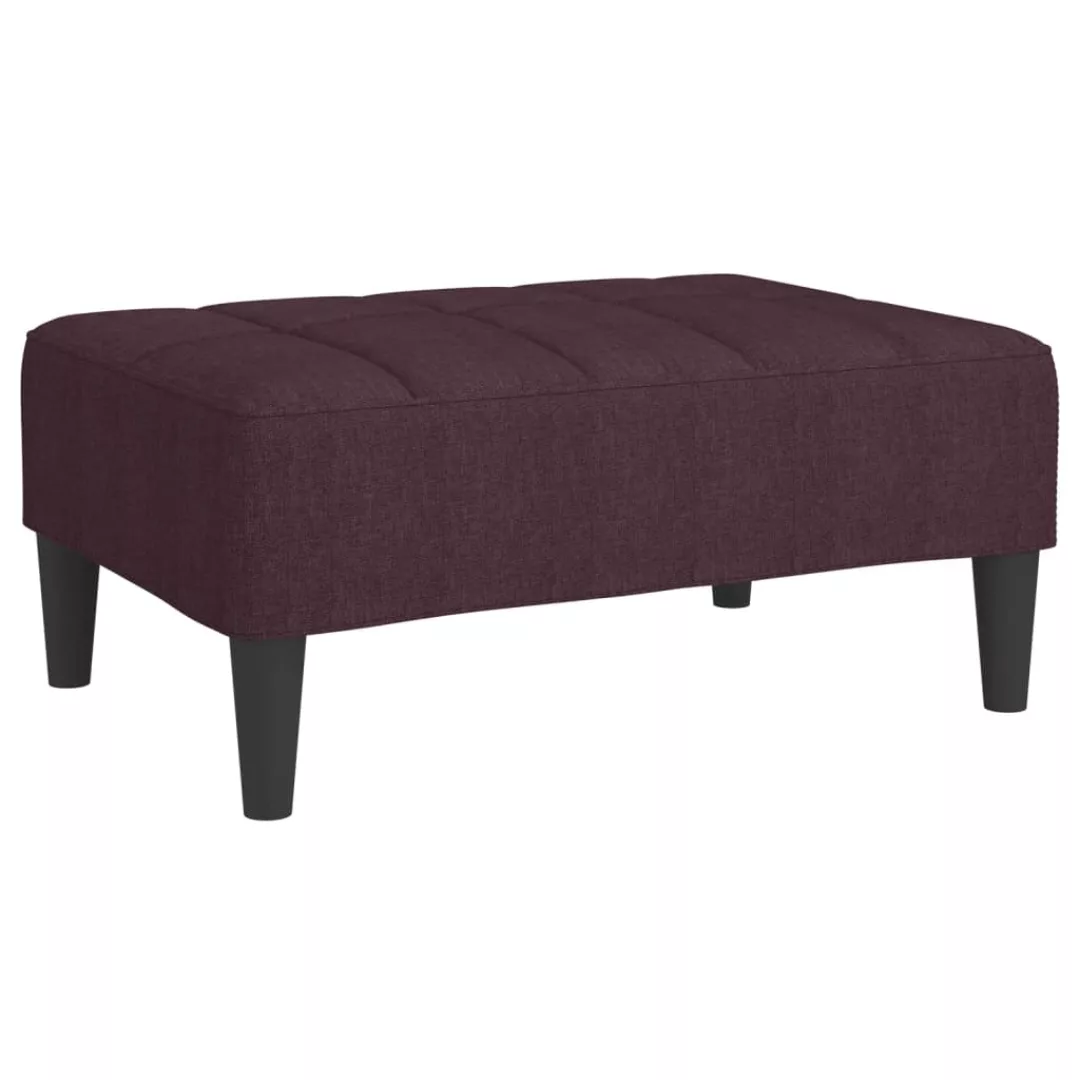 Fußhocker Lila 78x56x32 Cm Stoff günstig online kaufen