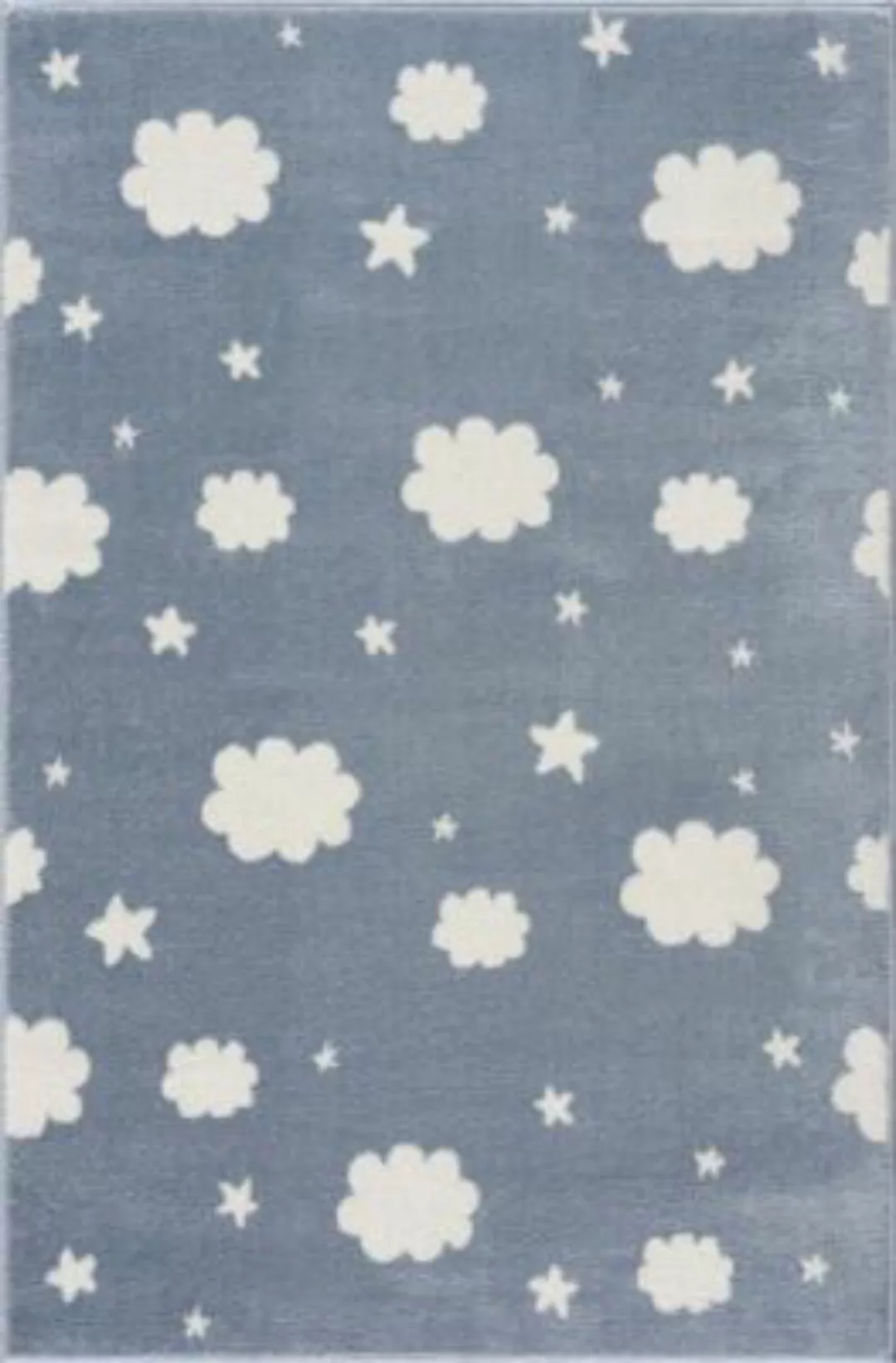 Happy Rugs Kinderteppich Nighttime blau/weiß Gr. 120 x 180 günstig online kaufen