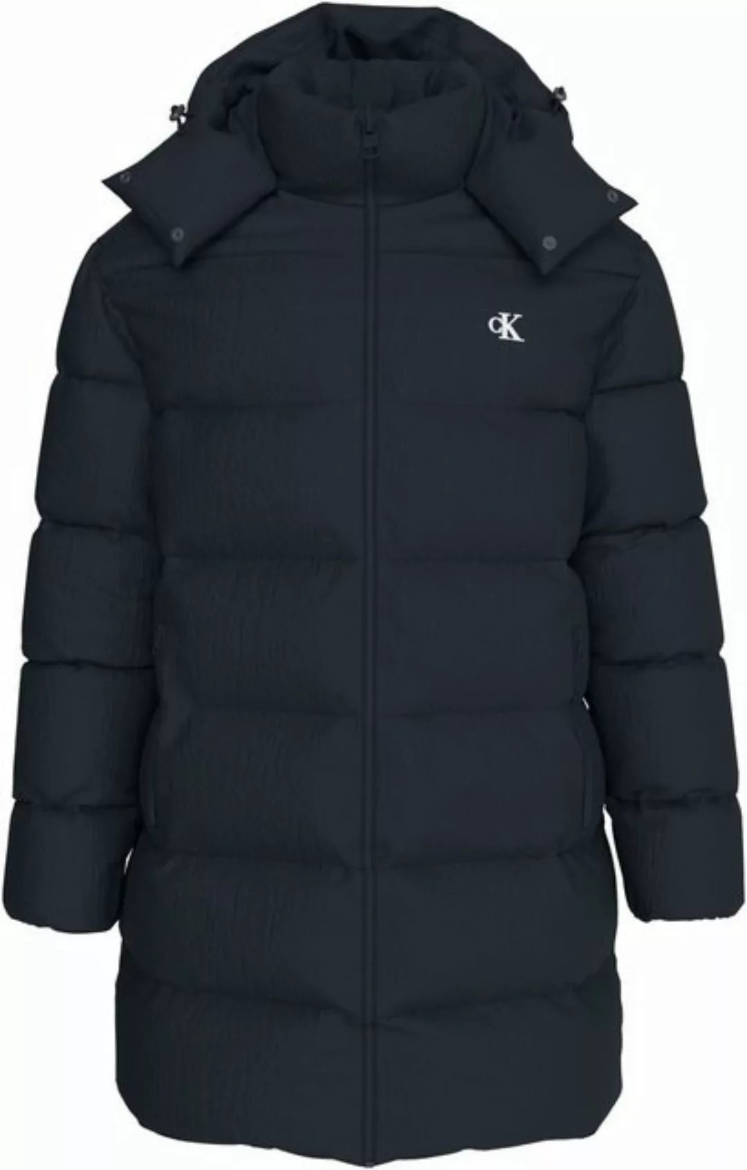 Calvin Klein Jeans Langjacke ESSENTIALS DOWN LONG PARKA mit Logodruck günstig online kaufen