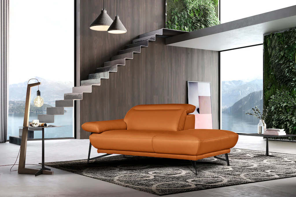 Egoitaliano Ottomane "Anais, erstklassiges Designsofa, Breite 179 cm, Fußfa günstig online kaufen