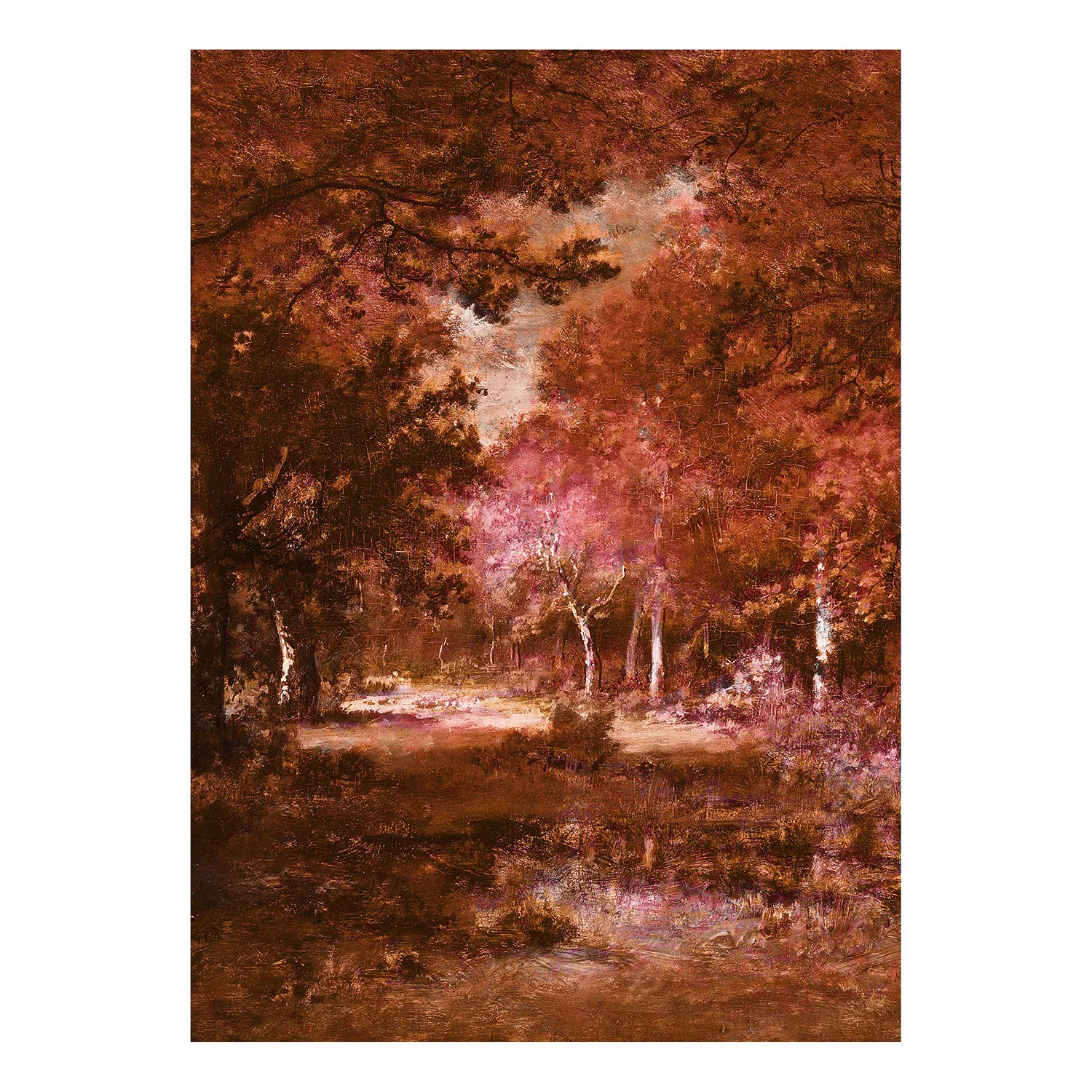 KOMAR Vlies Fototapete - Autumna Rosso - Größe 200 x 280 cm mehrfarbig günstig online kaufen