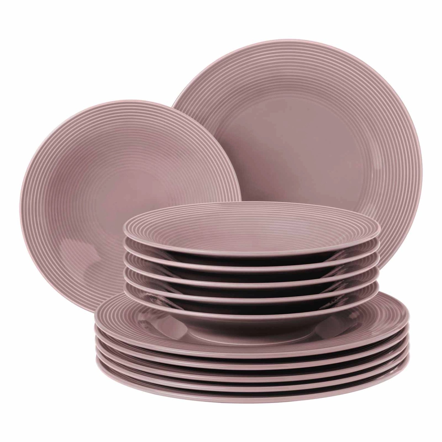 Seltmann Weiden Beat Coor Glaze Tafelservice 12-teilig Altrosa günstig online kaufen