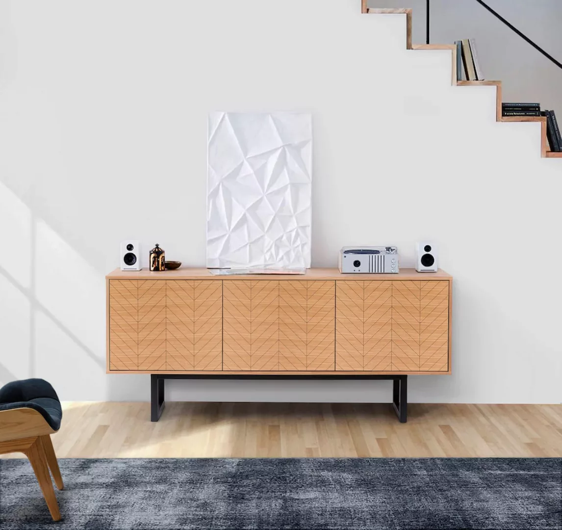 Woodman Sideboard "Noella", Kommode im schlichten skandinavischen Design, B günstig online kaufen