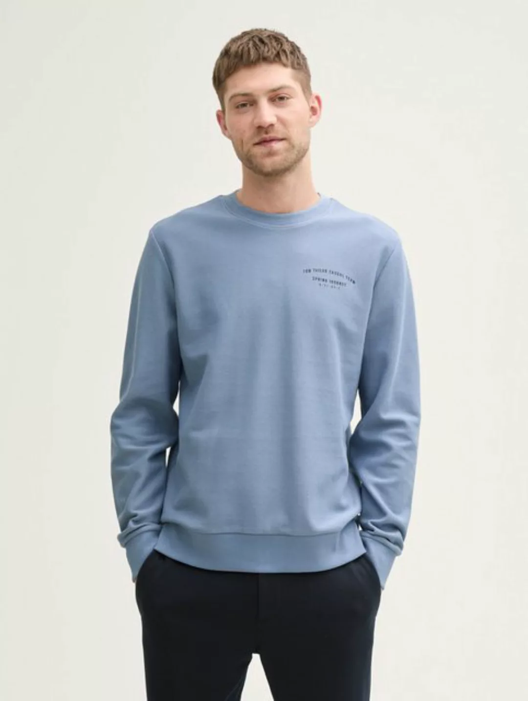 TOM TAILOR Sweatshirt Sweatshirt aus Baumwolle günstig online kaufen