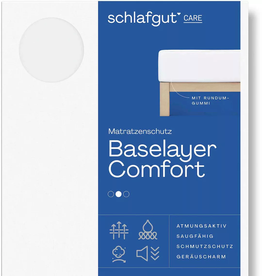 Schlafgut Matratzenauflage "Baselayer Matratzenschutz Comfort", (1 St.), Wi günstig online kaufen