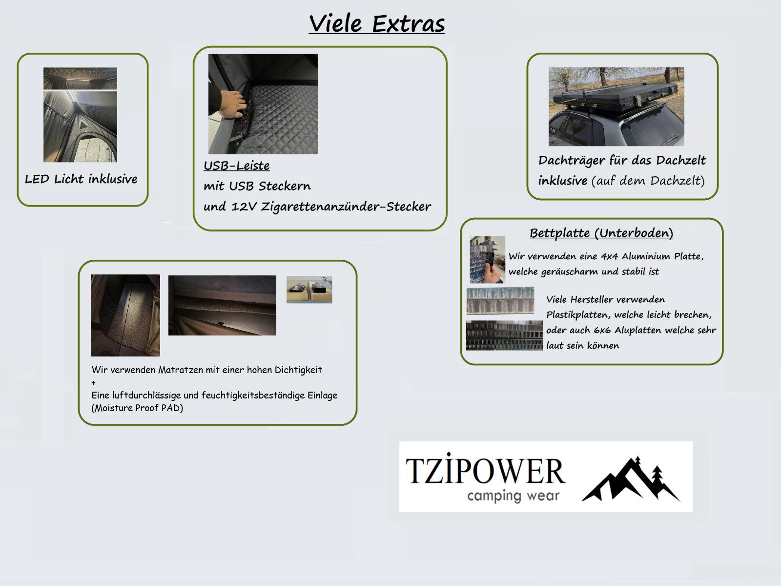 TZIpower Dachzelt Z-Fold Dachzelt Hardcase Aluminium günstig online kaufen