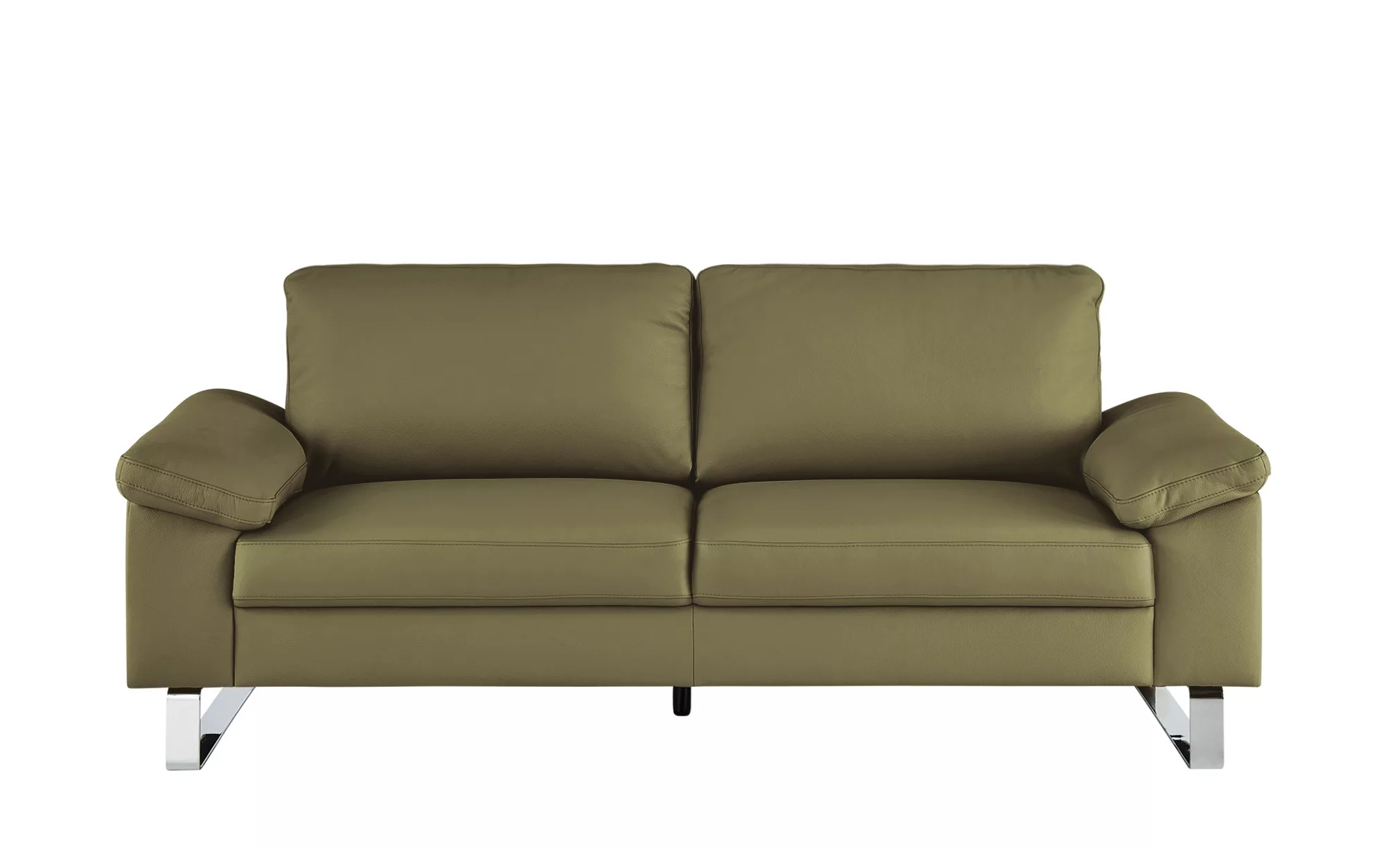 Max Schelling Ledersofa  Maximum - grün - 184 cm - 86 cm - 97 cm - Polsterm günstig online kaufen