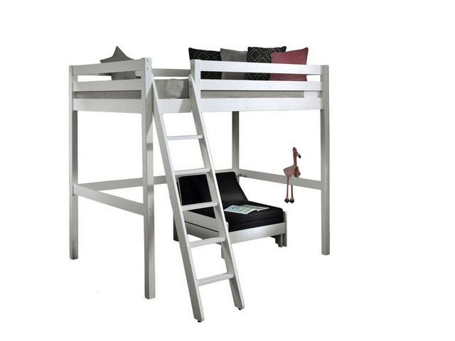 58 aufm Kessel Kinderbett Hochbett + Bettsessel Karolina 209x215x190 Kinder günstig online kaufen