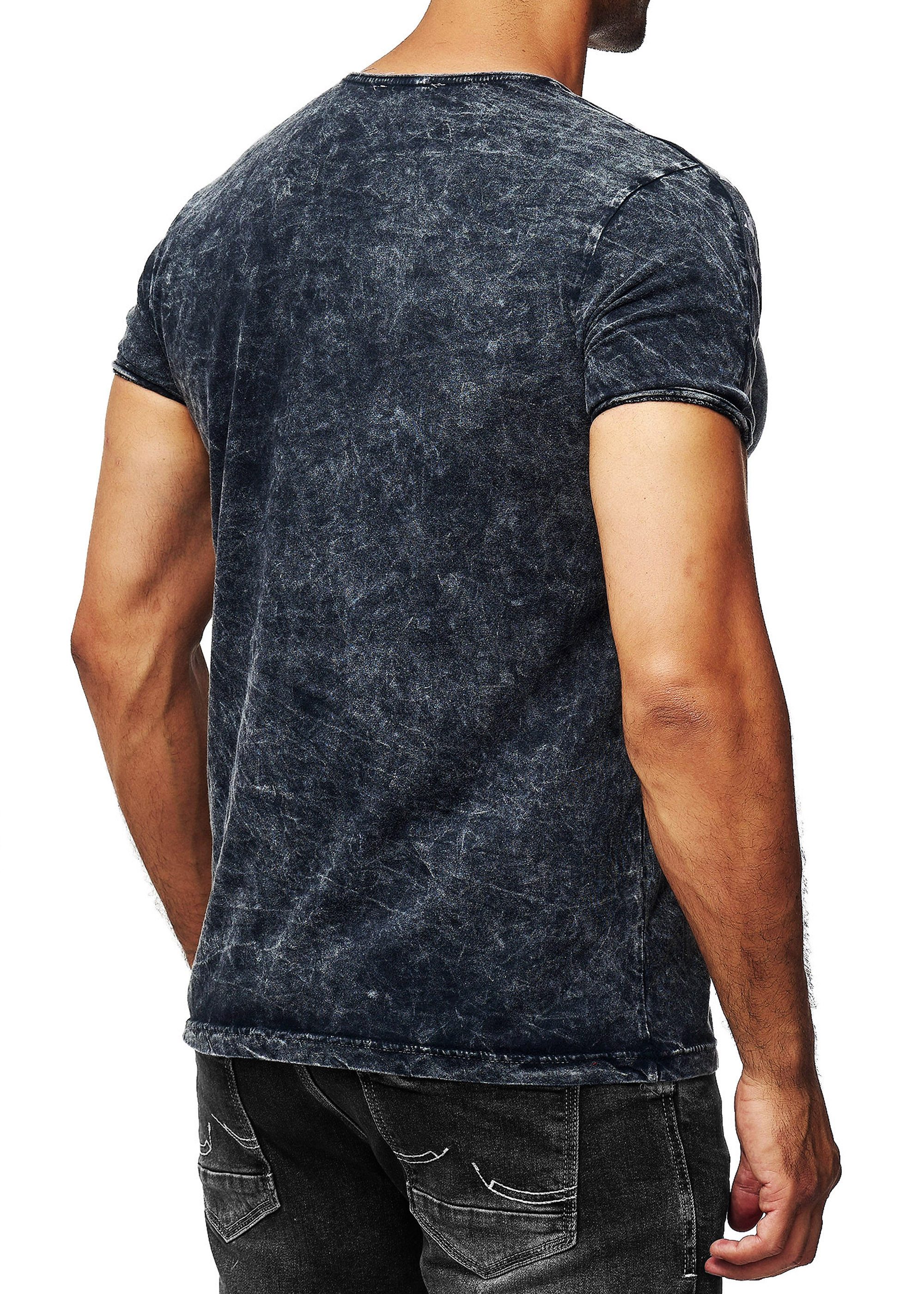 R-NEAL T-Shirt T-Shirt Verwaschen Regular Printed günstig online kaufen