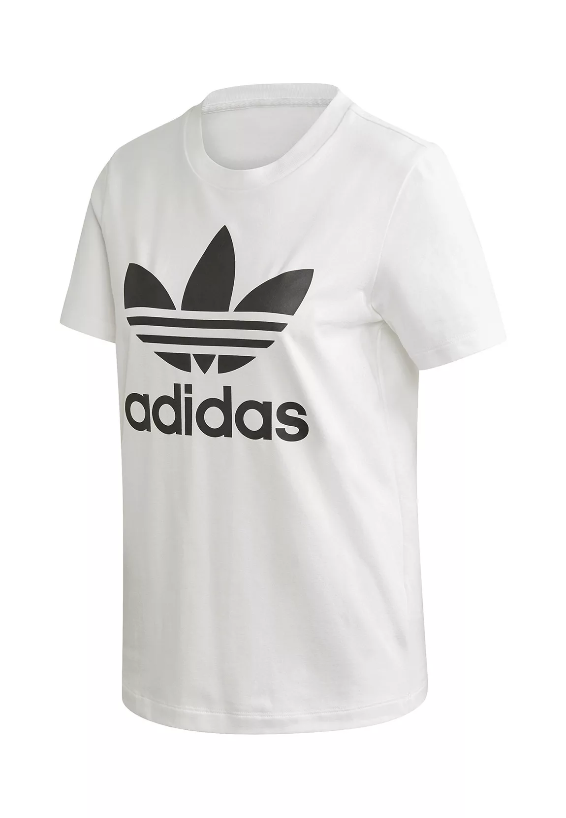 Adidas Originals T-Shirt Damen TREFOIL TEE FM3306 Weiß günstig online kaufen