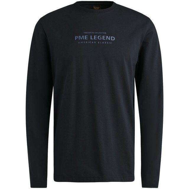 PME LEGEND Kurzarmshirt Long sleeve r-neck cotton elastan günstig online kaufen