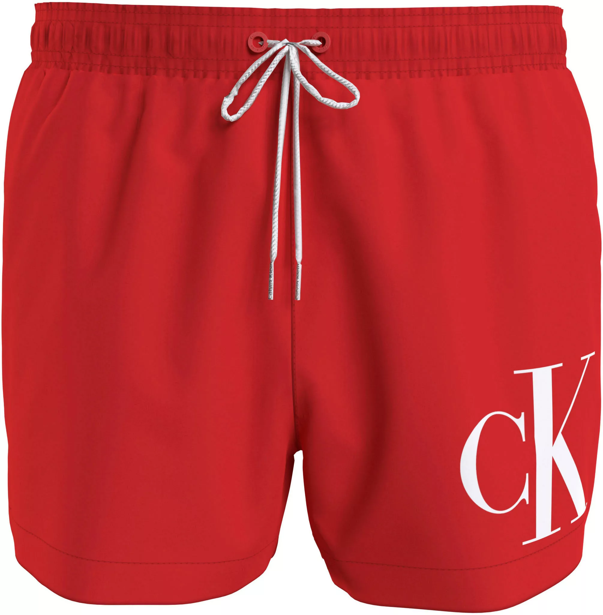 Calvin Klein Swimwear Badeshorts "SHORT DRAWSTRING", mit großem Logo-Print günstig online kaufen
