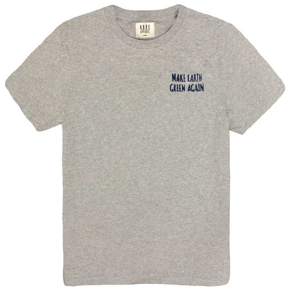 AqÜe Apparel Earth Kurzärmeliges T-shirt M Oxford Grey günstig online kaufen