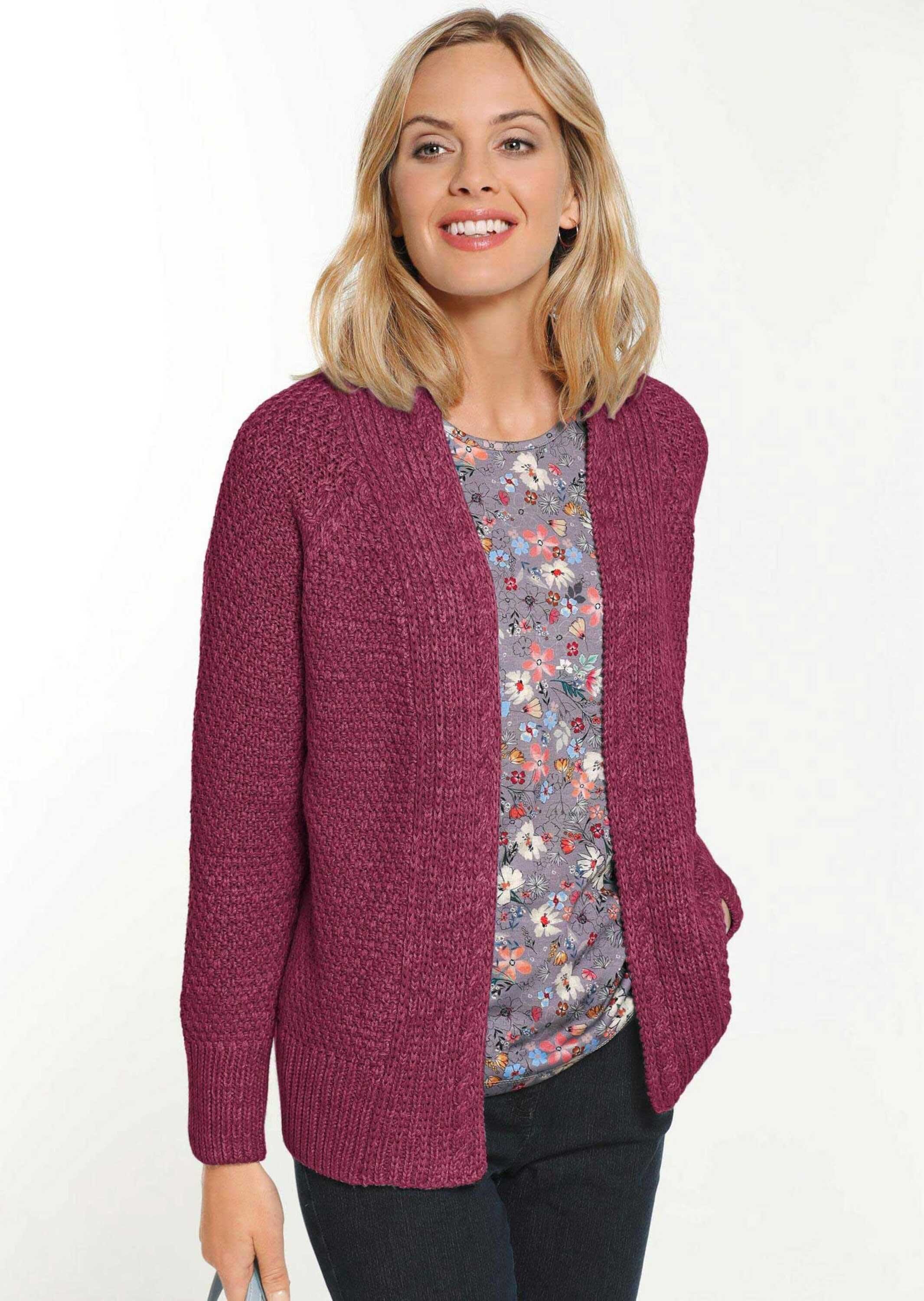 GOLDNER Strickjacke Kurzgröße: Zeitlose Strickjacke in günstig online kaufen
