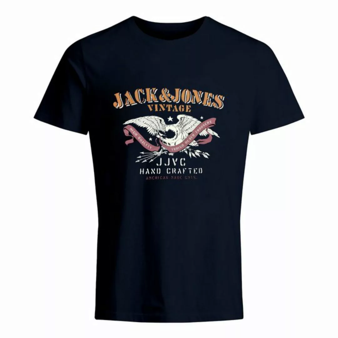 Jack & Jones Print-Shirt T-Shirt Crew Neck mit großem Markenprint günstig online kaufen