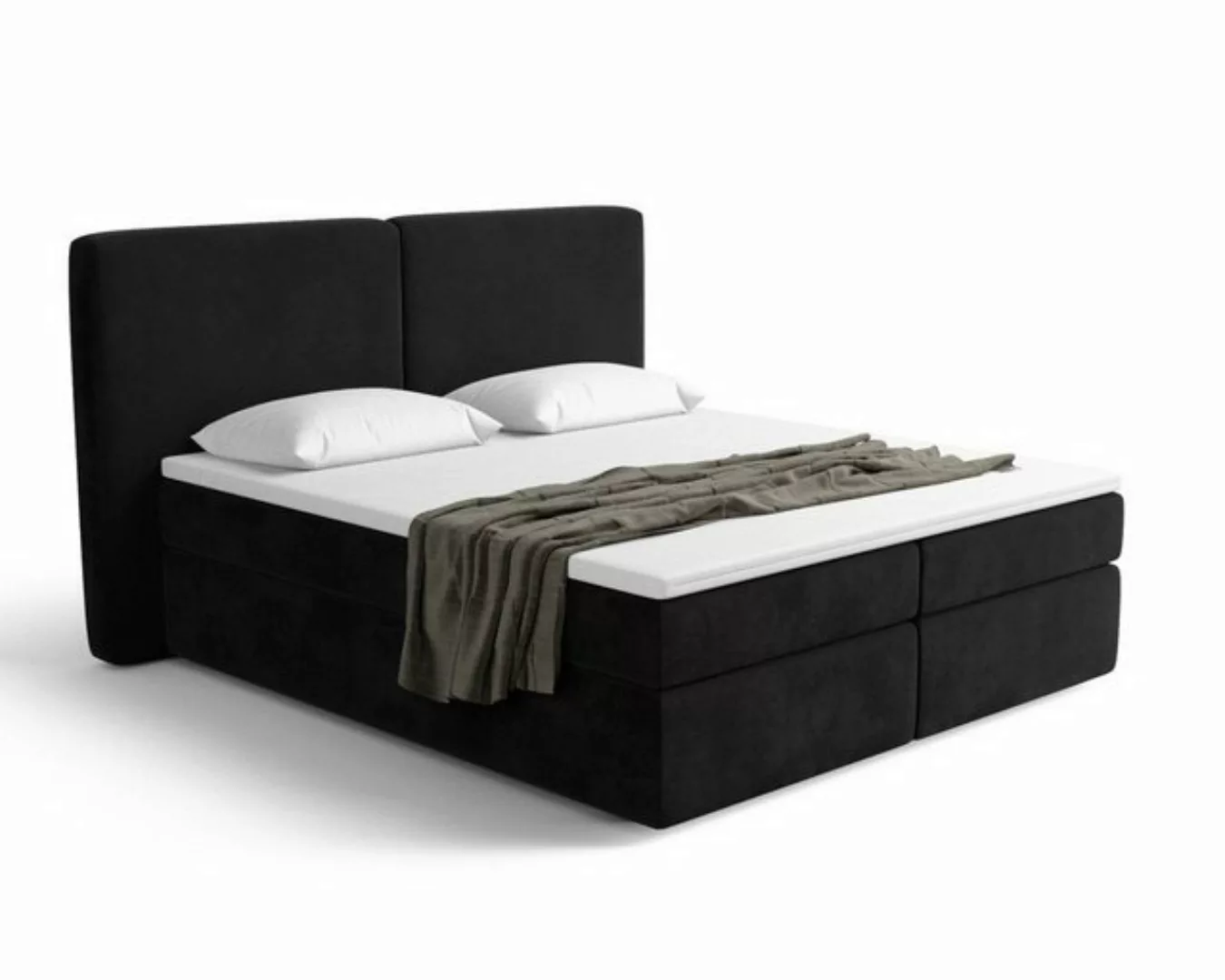 Sofa Dreams Boxspringbett Vallecas (Designerbett Bett, inklusive Topper und günstig online kaufen