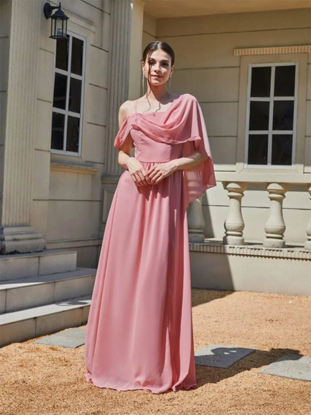 KIKI Abendkleid Sexy Straps-Partykleid für Damen, einfarbiges Kleid günstig online kaufen