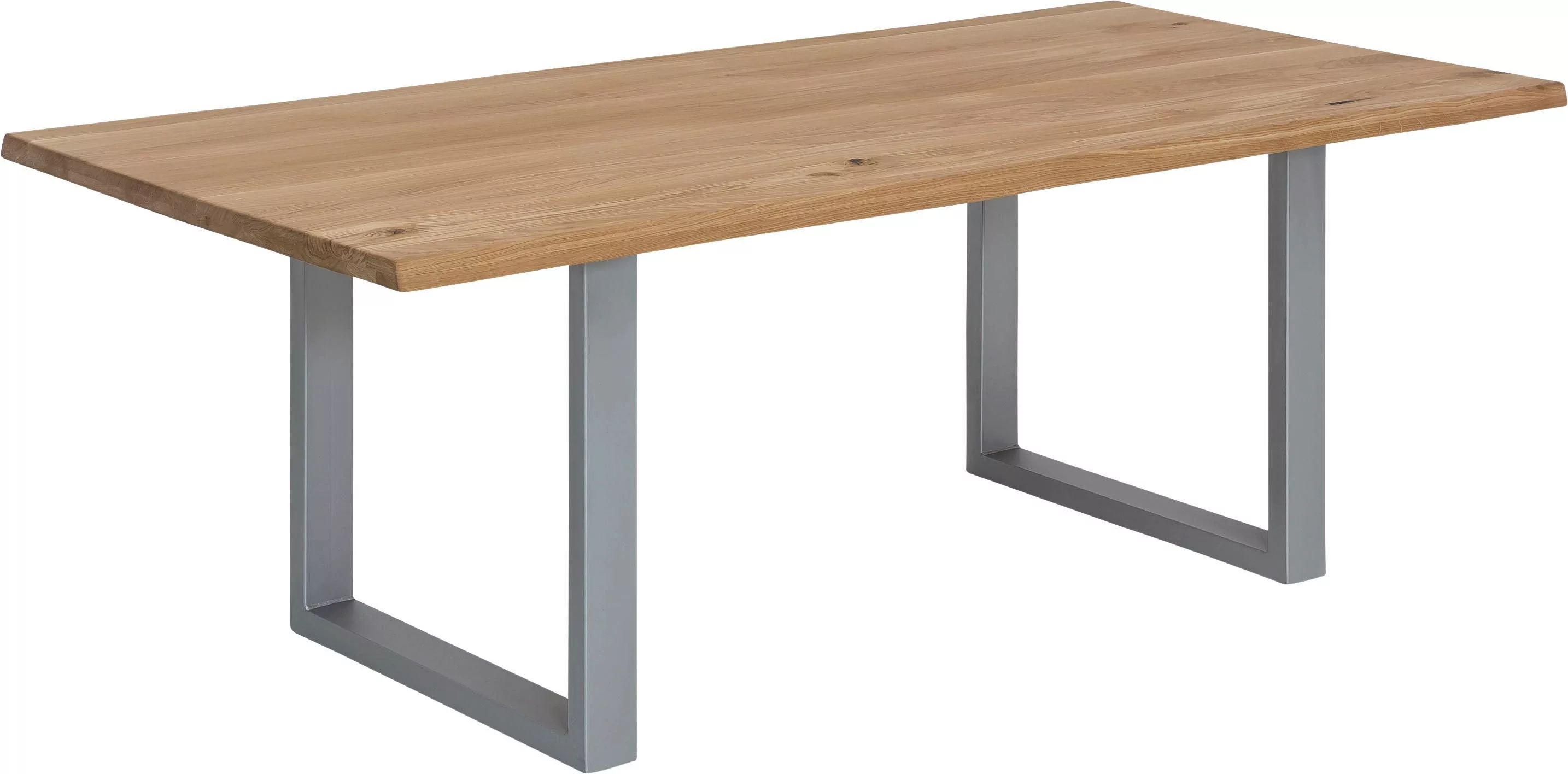 SIT Esstisch "Tops&Tables", mit Tischplatte aus Wildeiche, mit Baumkante wi günstig online kaufen