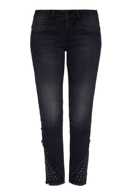 ATT Jeans 5-Pocket-Jeans Zoe cropped mit gekürzter Beinlänge und Nieten günstig online kaufen