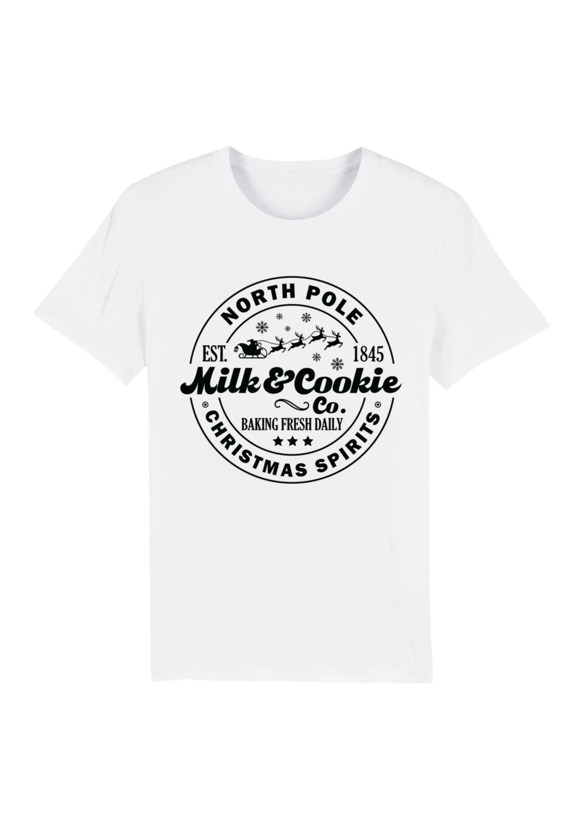 F4NT4STIC T-Shirt "Milk and Cookie Bakery Retro Weihnachten", Premium Quali günstig online kaufen