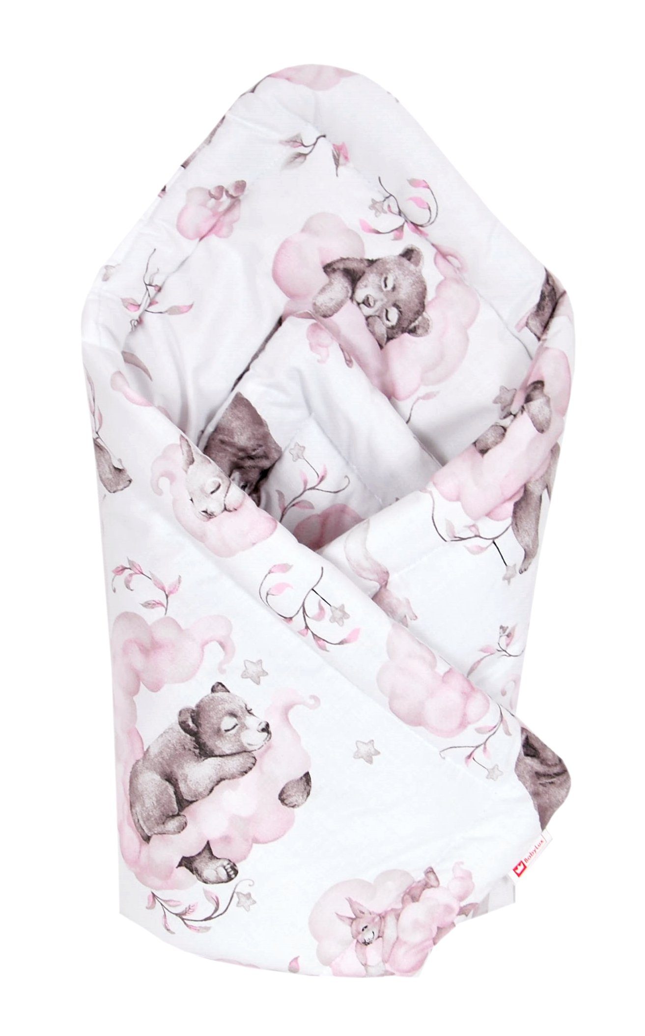 Babydecke BABYLUX Einschlagdecke BABYHÖRNCHEN 75x75cm Neugeborene, günstig online kaufen