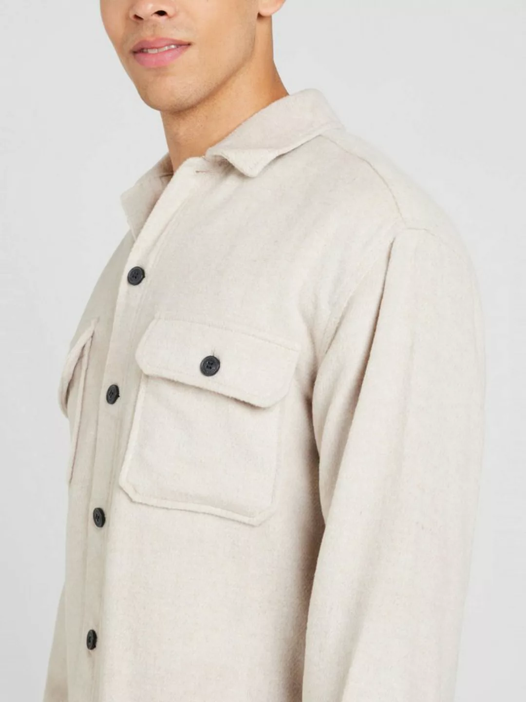 Jack & Jones Langarmhemd JJEBRADLEY OLLIE OVERSHIRT LS NOOS mit Brusttasche günstig online kaufen