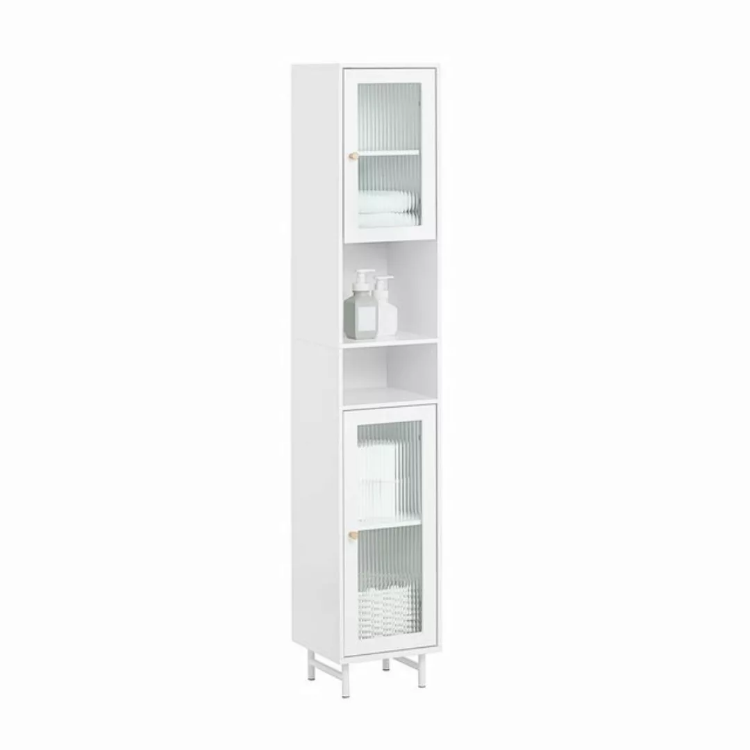 SoBuy Hochschrank BZR118 Badschrank schmal Badregal Badezimmerschrank Badez günstig online kaufen