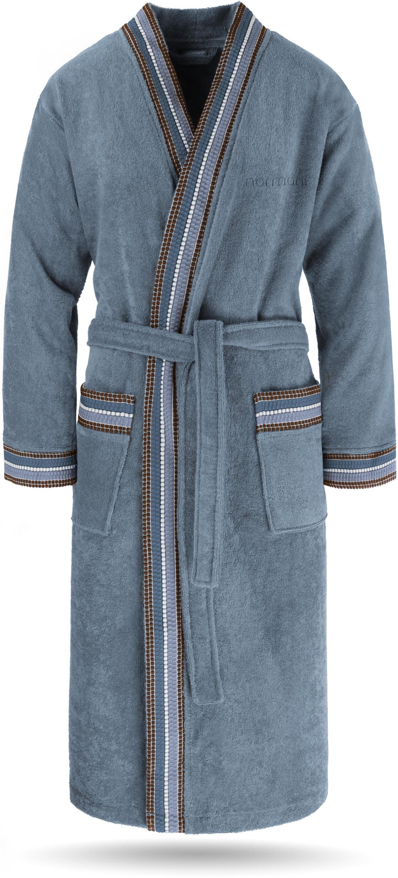 normani Bademantel Bademantel Lean, Bio-Baumwolle, Schalkragen, günstig online kaufen