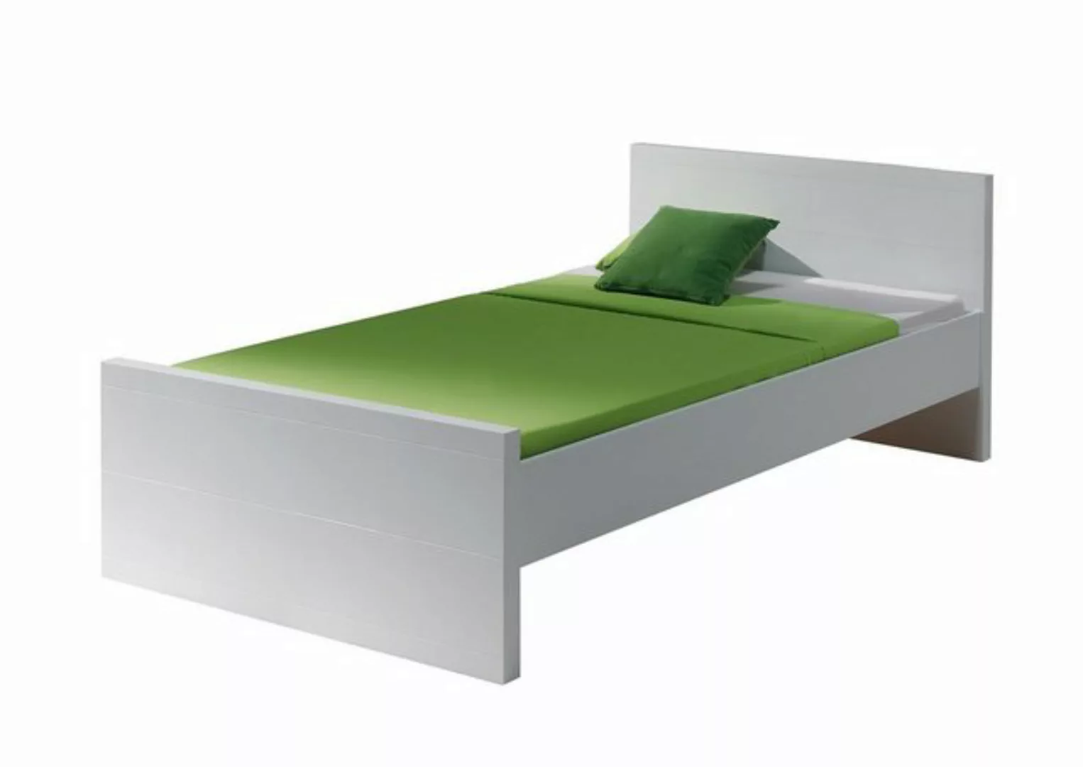 Kindermöbel 24 Jugendbett Mina 120×200 cm weiß Bett günstig online kaufen