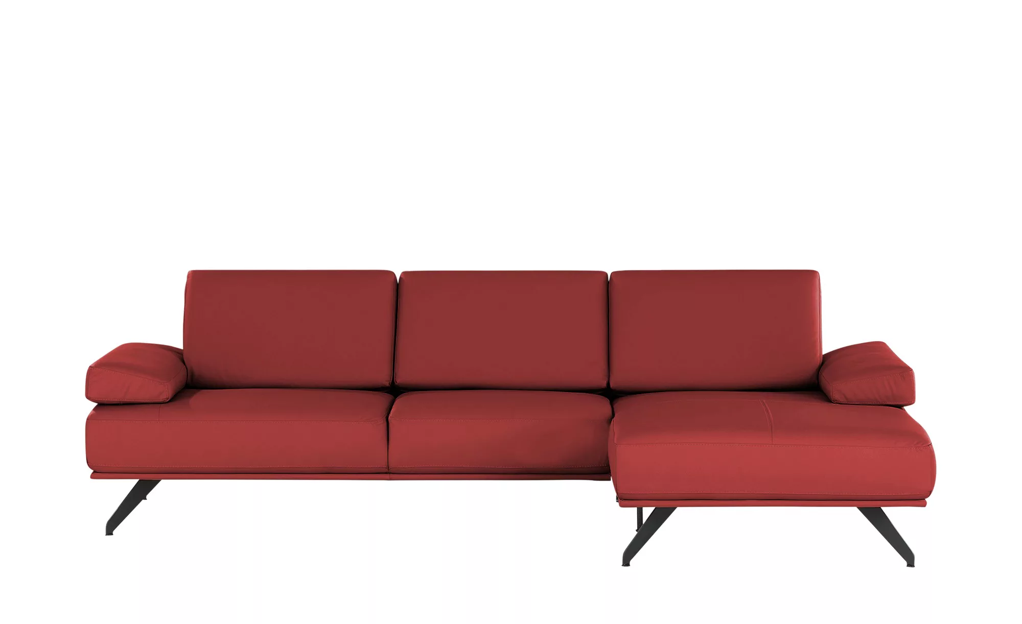 SOHO Ecksofa  Gemma ¦ rot ¦ Maße (cm): B: 282 H: 84 T: 166.0 Polstermöbel > günstig online kaufen