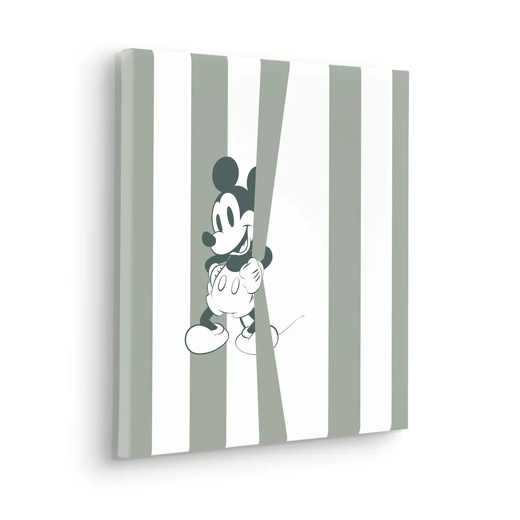 Komar Leinwandbild "Mickey Be Yourself - Größe 40 x 40 cm", Natur, (1 St.), günstig online kaufen