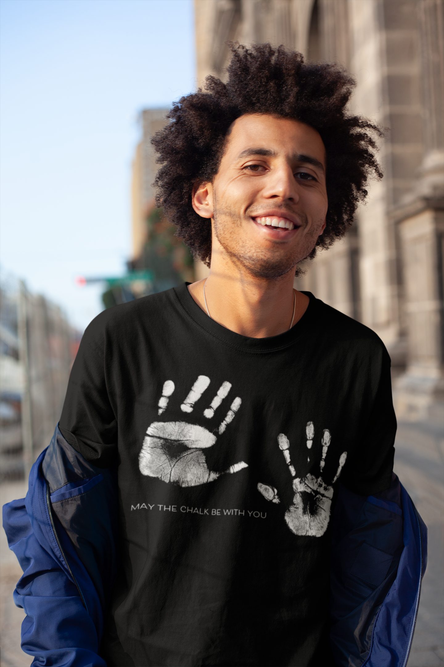 Baddery Print-Shirt Kletter Tshirt: "May the günstig online kaufen
