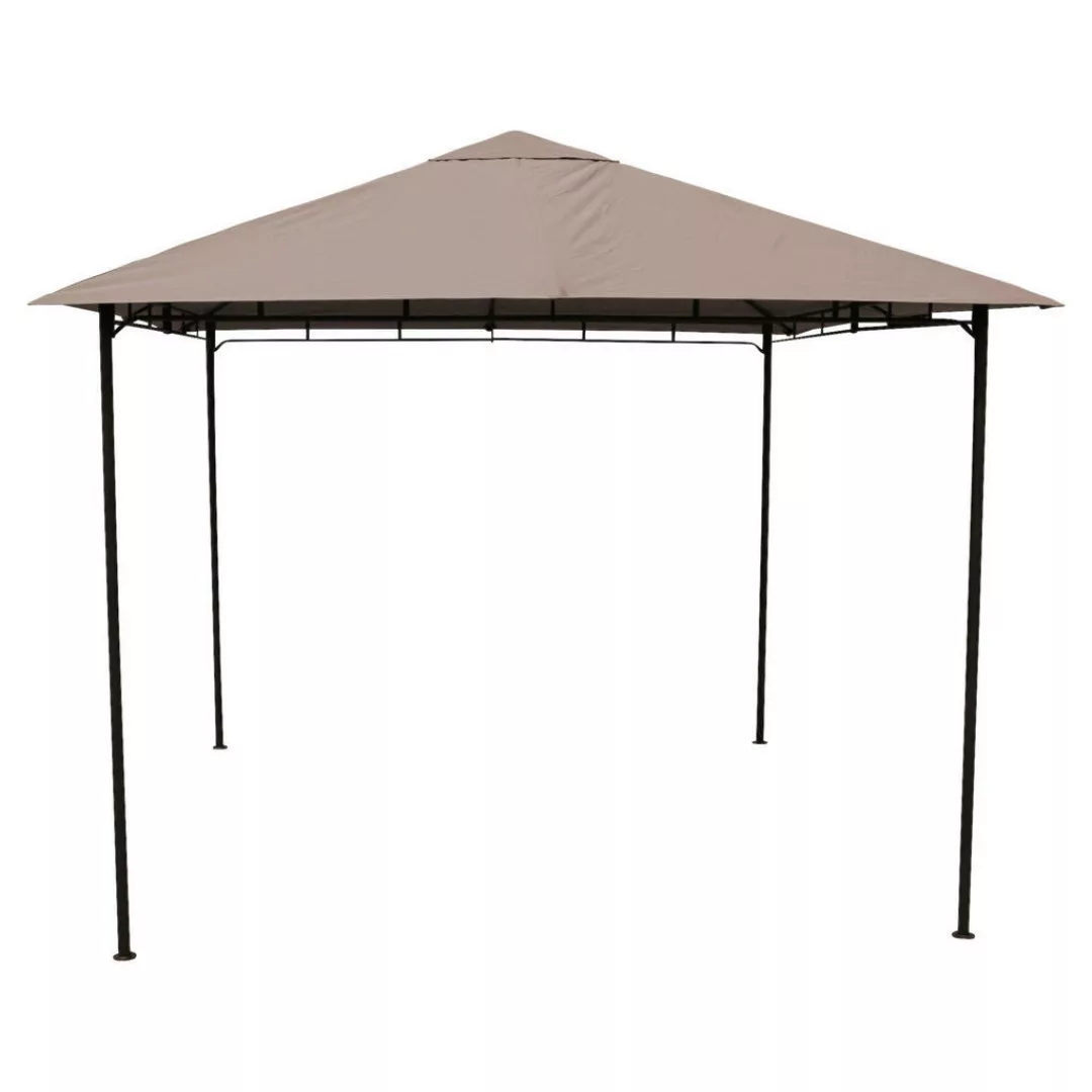 Grasekamp Pavillon Rimini Flex taupe Stahl B/H/L: ca. 300x263x300 cm günstig online kaufen