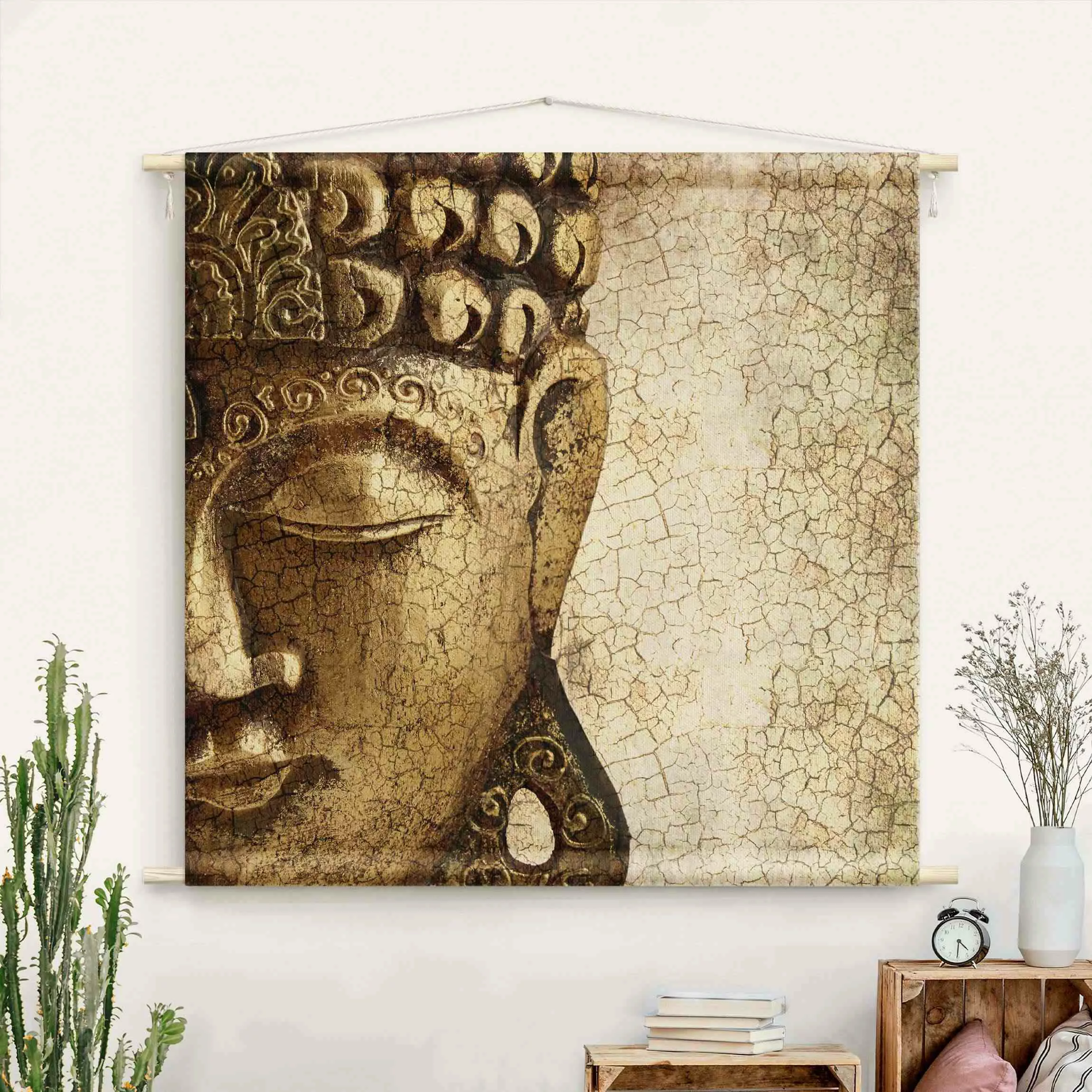 Wandteppich Vintage Buddha günstig online kaufen
