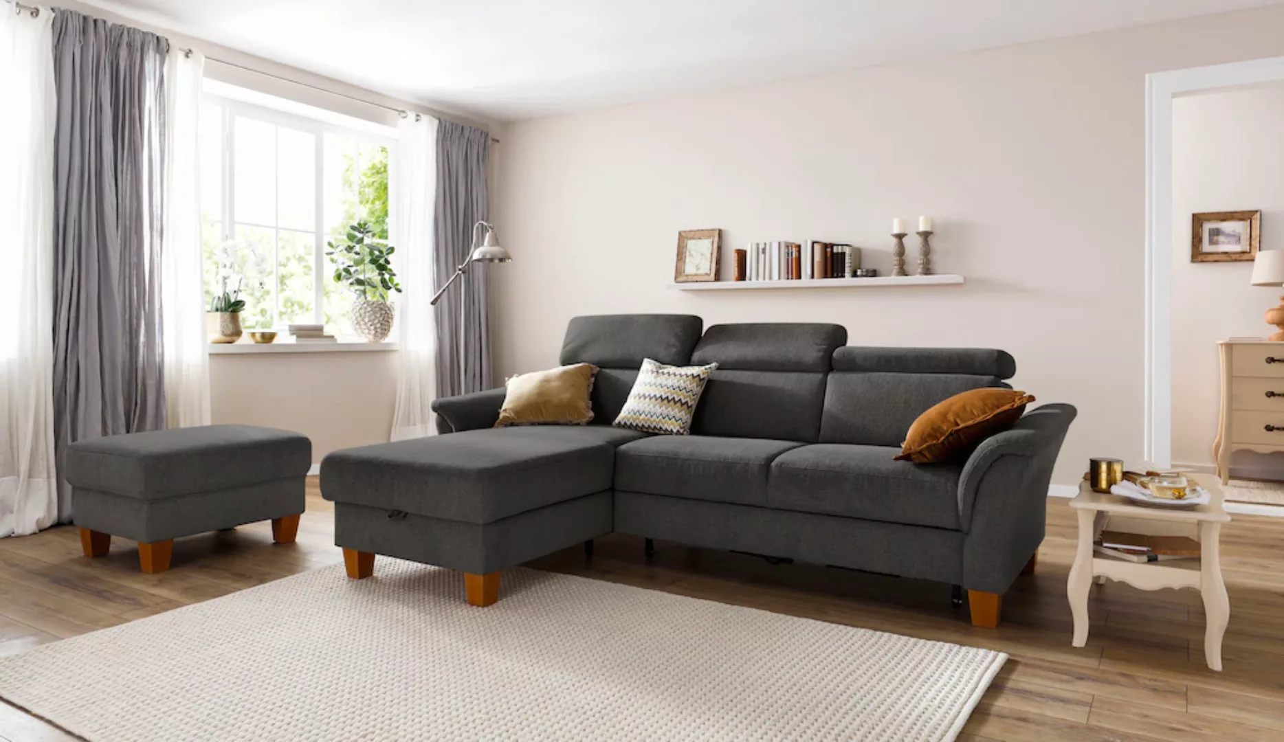 Home affaire Ecksofa "Conville L-Form" günstig online kaufen