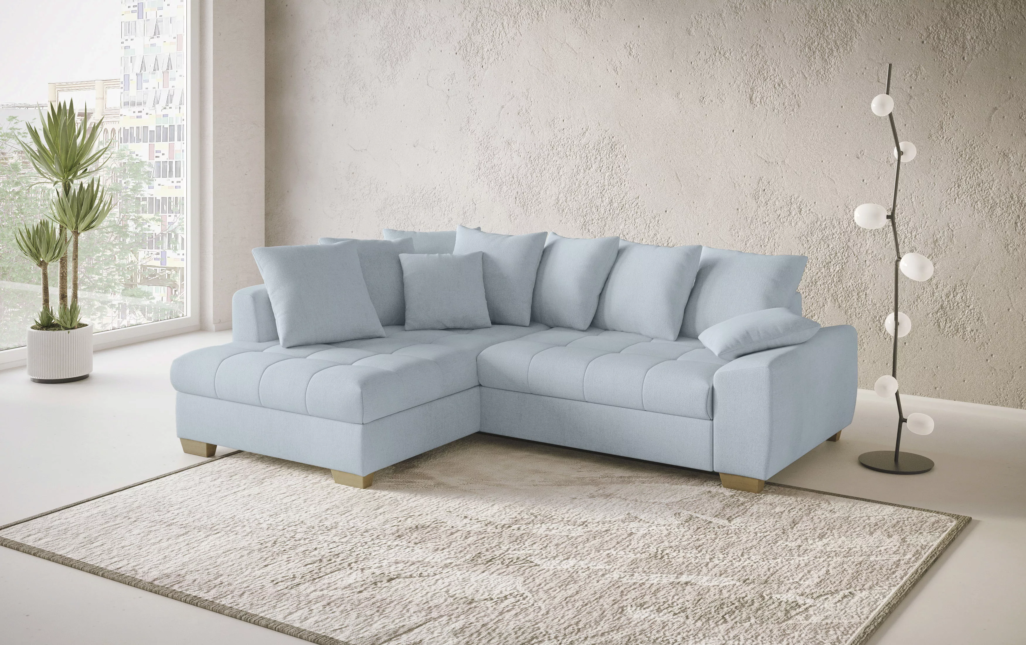 Mr. Couch Ecksofa "Nikita II, L-Form, bis 140kg pro Sitzplatz belastbar", m günstig online kaufen