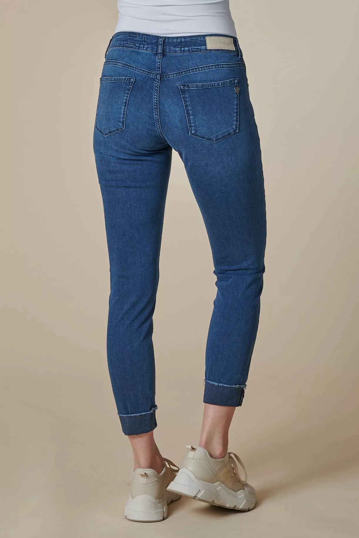 Zhrill Mom-Jeans Skinny Jeans ZHNOVA Blau angenehmer Tragekomfort günstig online kaufen