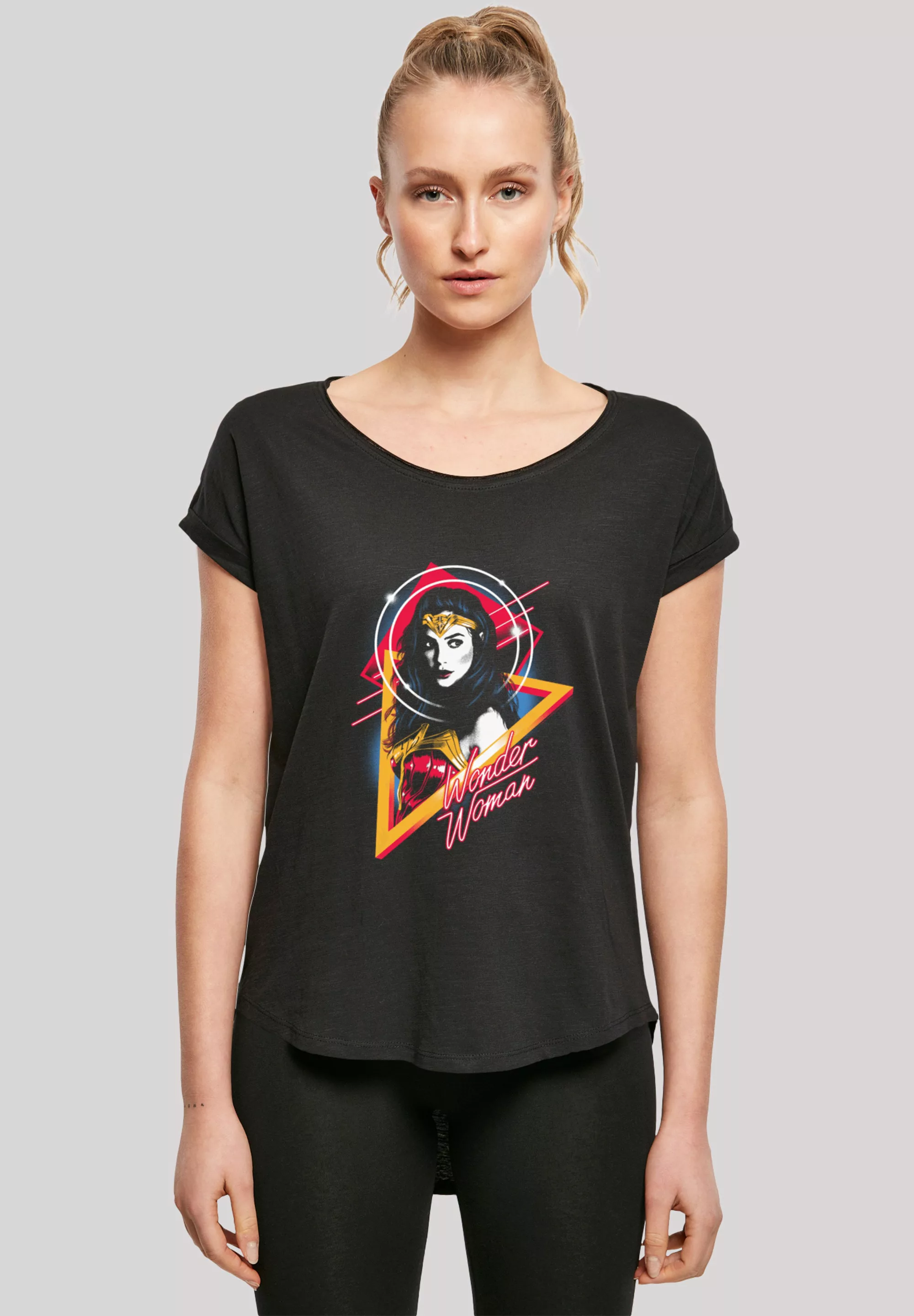 F4NT4STIC T-Shirt "DC Comics Wonder Woman 84 Diana 80s Triangle", Print günstig online kaufen