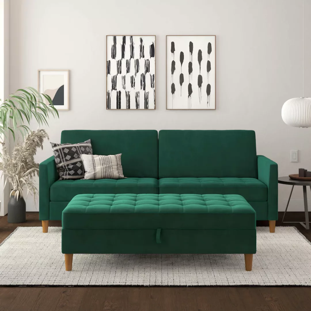 Dorel Home 3-Sitzer "Presley", Sofa mit Bett-Funktion und verstellbarer Rüc günstig online kaufen